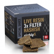 Eighty8 Hashish 3X Filter Live Resin CBD 42% 1gr