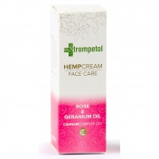 Trompetol Rose & Geranium Oil Face Hemp Cream 40ml