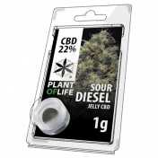 Plant of Life Sour Diesel 22% CBD Jelly 1gr