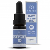 Endoca RAW Hemp Oil Drops 1000mg CBD + CBDa (10%) 10ml