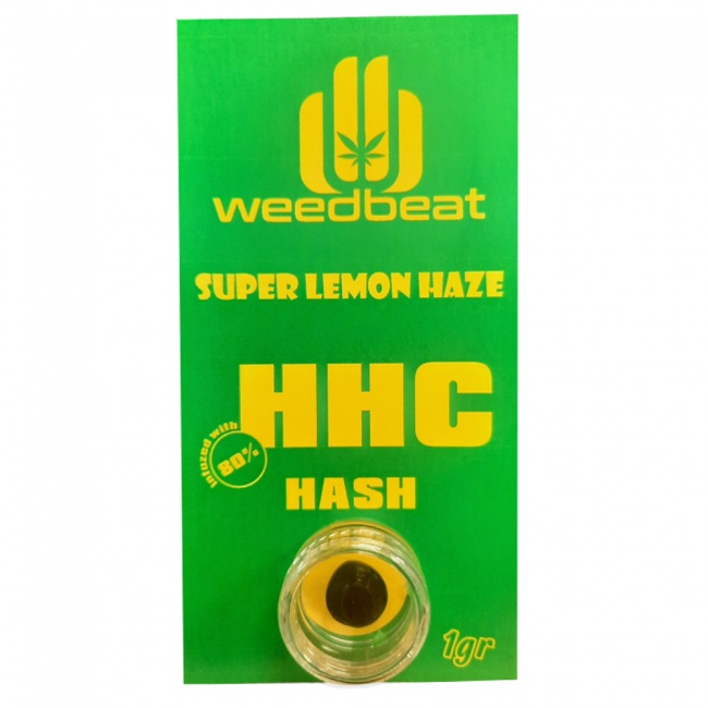 Weedbeat Hash Εκχύλισμα 80% HHC Super Lemon Haze 1gr