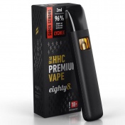 Eighty8 Ηλεκτρονικό Τσιγάρο Μιας Χρήσης 10-ΟΗ Super Strong 96% Lychee 2ml