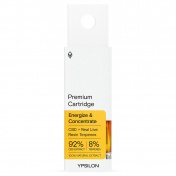 Ypsilon Cartridge Live Resin Terpenes & CBD Banana Runtz 1ml